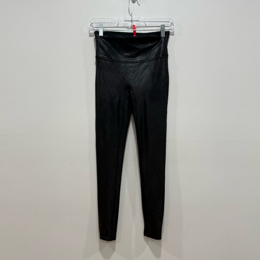 SPANX faux leather leggings MP - Picture 2 of 8